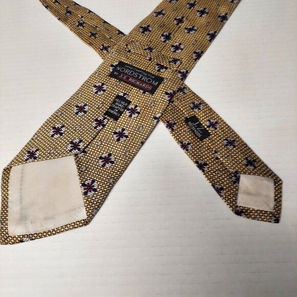 J Z Richards For Nordstrom All Silk Handcrafted Necktie 60”x4” - Picture 8 of 8